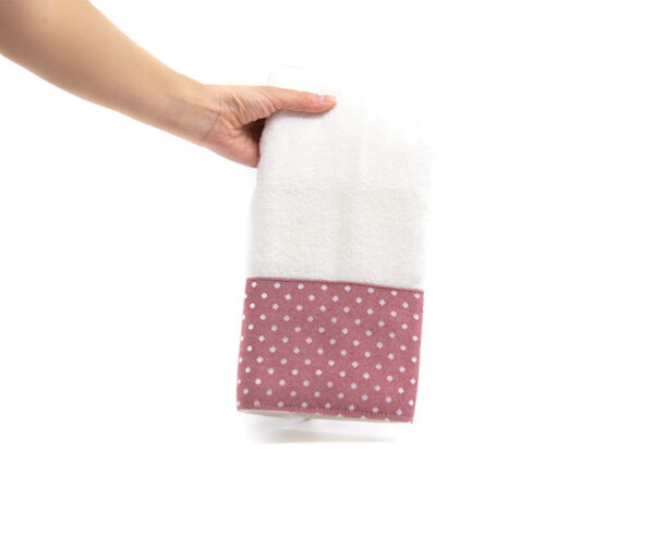 TOALLA CHICA VINO DOTTY
