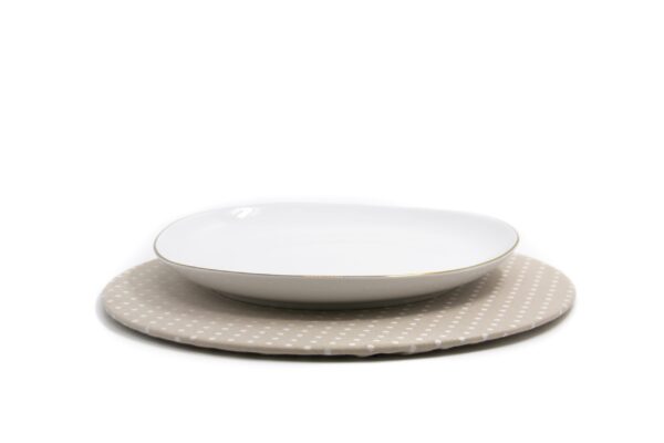 PLATO BASE + FUNDA ARENA DOTTY