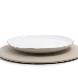 PLATO BASE + FUNDA ARENA LISO