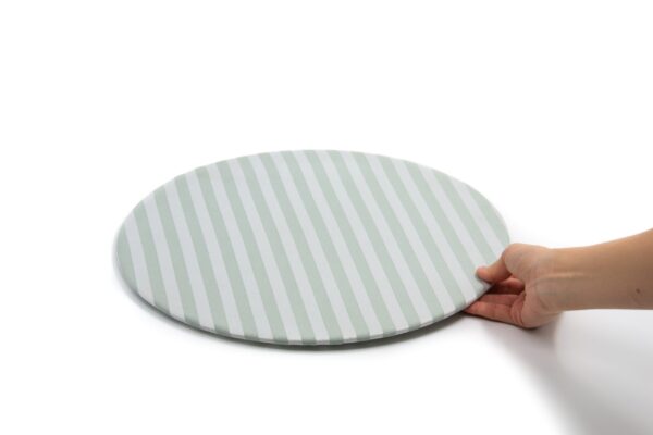 PLATO BASE + FUNDA MENTA RAYAS - Image 2