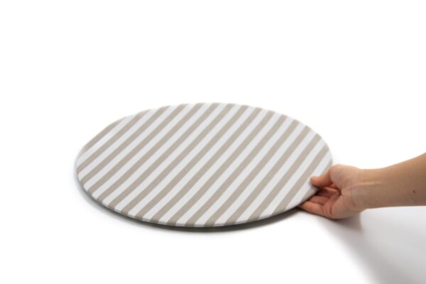PLATO BASE + FUNDA TITANIO RAYAS - Image 2