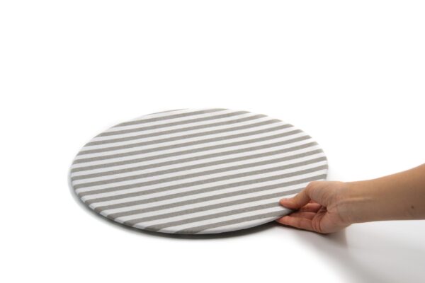 PLATO BASE + FUNDA GRAFITO RAYAS - Image 2