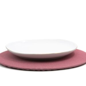 PLATO BASE + FUNDA VINO LISO