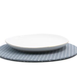 PLATO BASE + FUNDA REY DOTTY