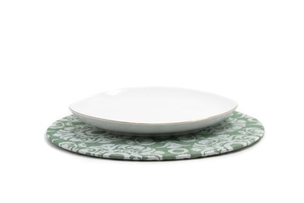 PLATO BASE + FUNDA BOTELLA BOHEMIAN