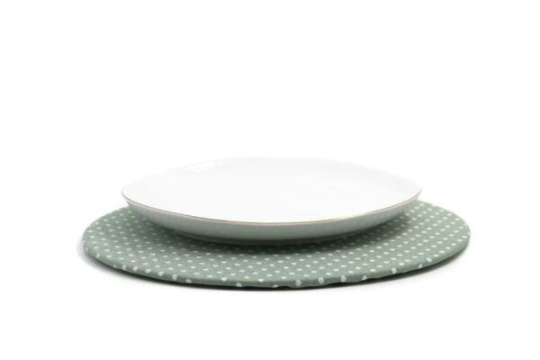 PLATO BASE + FUNDA BOTELLA DOTTY