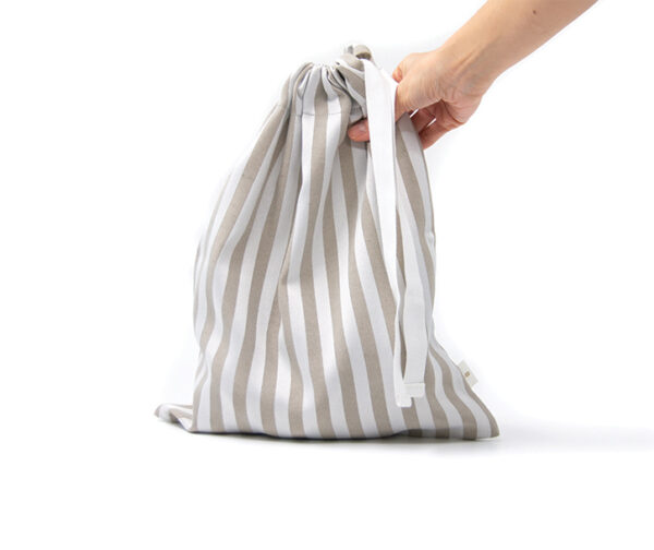 BOLSA TITANIO RAYAS