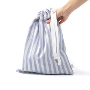 BOLSA LAVANDA RAYAS