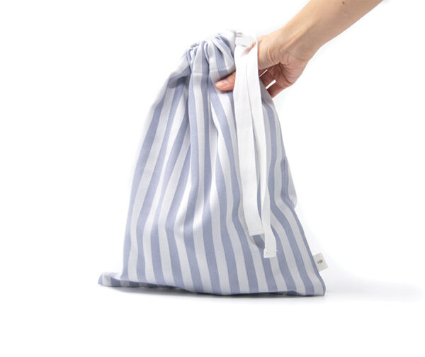 BOLSA LAVANDA RAYAS