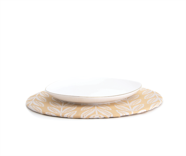 PLATO BASE + FUNDA ÁMBAR HARVEST